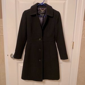 JCrew lady day topcoat, Italian double-cloth with Thinsulate. Size 0P.